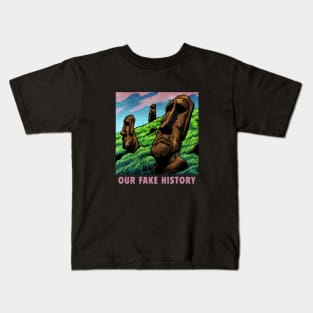 Easter Island Heads Kids T-Shirt